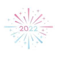 gelukkig nieuwjaar 2022 vector