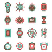 Klok Icon Set vector