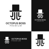 octopus baas logo vector pictogrammalplaatje