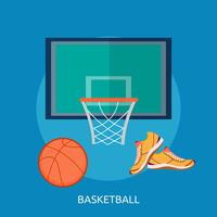 Basketbal Conceptuele afbeelding ontwerp vector