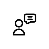 klant opmerkingen pictogram ontwerp vector symbool detailhandel, winkelen, mand, tas, markt voor e-commerce