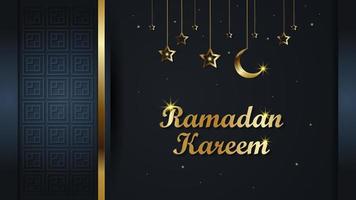 elegant ramadan-achtergrondbannerontwerp vector