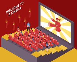 Bij The Movies Composition vector