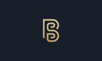 bs-logo ontwerp. abstracte letter bs-logo. uniek bs-logo. eenvoudig en modern logo-ontwerp vector