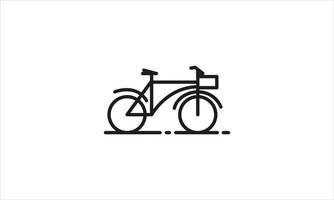 fiets pictogram of fiets pictogram geïsoleerd op een witte achtergrond. vector illustratie