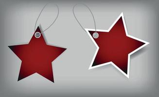 set kerstverkoop tags. vector illustratie