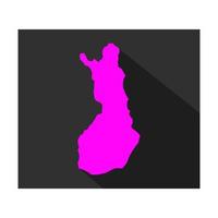 finland kaart op achtergrond vector