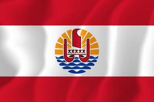 frans-polynesië nationale vlag zwaaien achtergrond afbeelding vector