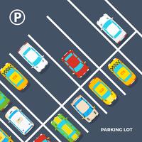 Parkeerplaats Poster vector