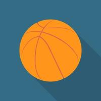 basketbal bal pictogram. vector illustratie