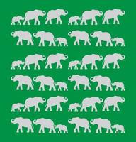 kudde olifanten achtergrond vector