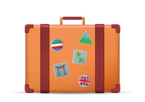 reis koffer illustratie vector