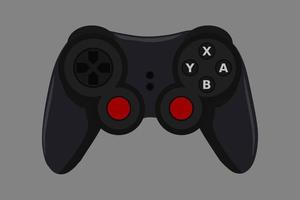 vector joystick spelbesturing. gamepad vectorillustratie. video game stick illustratie