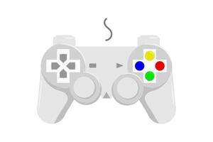 vector joystick spelbesturing. gamepad vectorillustratie. video game stick illustratie