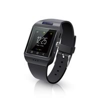 smart watch realistisch beeld zwart vector
