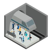 Underground mensen illustratie vector