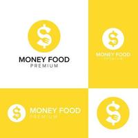 geld voedsel logo vector pictogrammalplaatje