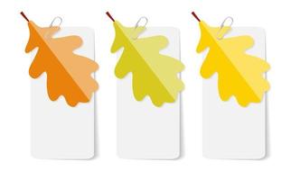 herfstbladeren infographic sjablonen voor zakelijke vector illustra