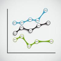 infographic sjablonen voor zakelijke vectorillustratie. eps10 vector