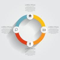 infographic sjablonen voor zakelijke vectorillustratie. vector