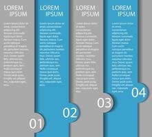 infographic sjablonen voor zakelijke vectorillustratie. vector