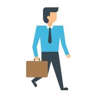 trendy officeman concepten vector