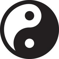 yin yang symbool vector