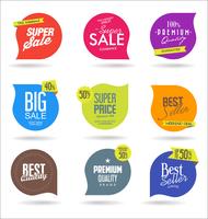 Moderne badges stickers en labels-collectie vector