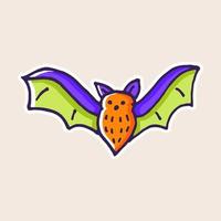 vleermuis halloween-element vector
