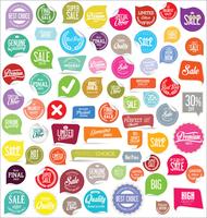 Moderne badges stickers en labels-collectie vector