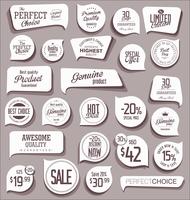 Moderne badges stickers en labels-collectie vector