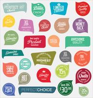 Moderne badges stickers en labels-collectie vector