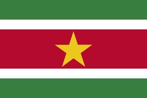 surinaamse vlag vector