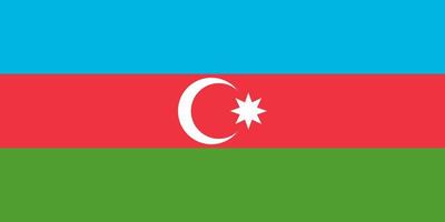 azerbeidzjaanse vlag vector