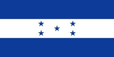 vlag van honduras vector