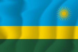 rwanda nationale wapperende vlag achtergrond afbeelding vector