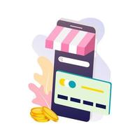 gemakkelijk direct krediet, leningbetaling, snel geld, financiële diensten, creditcard, financiële oplossing vectorillustratie voor website en mobiele applicatie. bedrijfsconcept voor e-betaling. vector