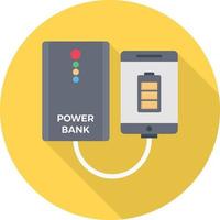 power bank vectorillustratie op een transparante achtergrond. premium kwaliteit symbolen. vector lijn platte pictogram voor concept en grafisch ontwerp.