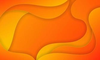 abstracte oranje vloeistofgolfachtergrond vector