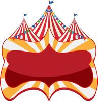 lege carnaval circus banner vector