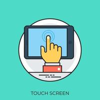 touchscreen concepten vector