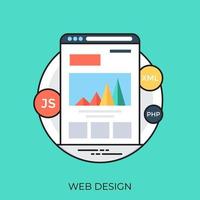 webdesign concepten vector