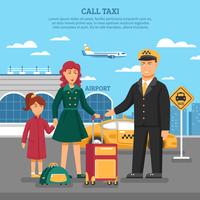 Taxi Service Illustratie vector