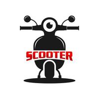 scooter logo ontwerp vector