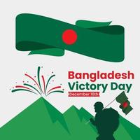 bangladesh overwinningsdag vier poster vector