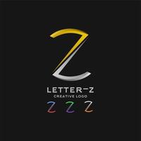 letter z-logo, gratis vector