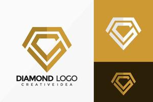 letter s luxe diamant logo vector ontwerp. abstract embleem, ontwerpen concept, logo's, logo element voor sjabloon.