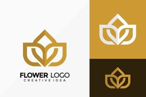 abstracte bloem business logo vector ontwerp. abstract embleem, ontwerpen concept, logo's, logo element voor sjabloon.