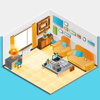 huis interieur ontwerp vector