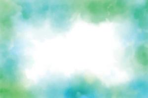 blauwe en groene aquarel frame achtergrond eps10 vectoren illustratie